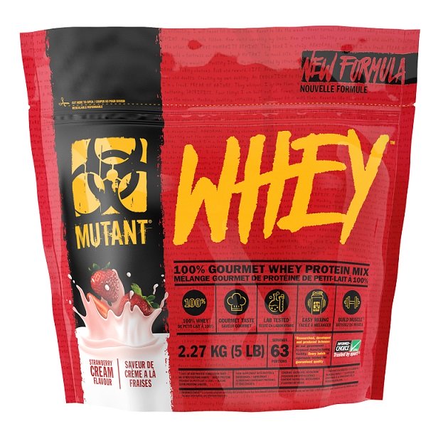 Mutant, Mutant Whey, Strawberry Cream - 2270g