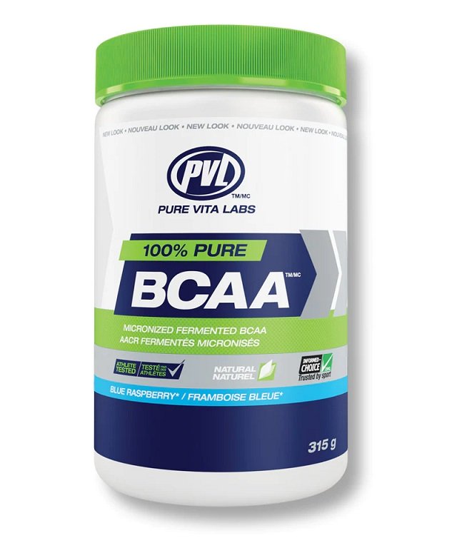 PVL Essentials, 100% Pure BCAA, Blue Raspberry - 315g
