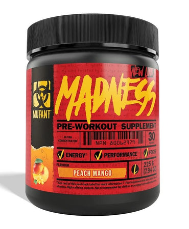 Mutant, Mutant Madness, Peach Mango - 225g