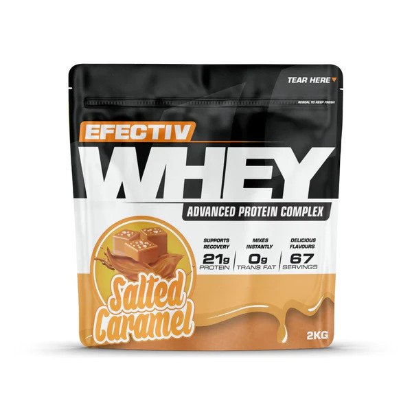 Efectiv Nutrition, Whey Protein, Salted Caramel - 2000g