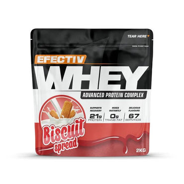 Efectiv Nutrition, Whey Protein, Biscuit Spread - 2000g