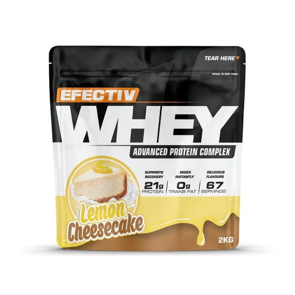 Efectiv Nutrition, Whey Protein, Lemon Cheesecake - 2000g