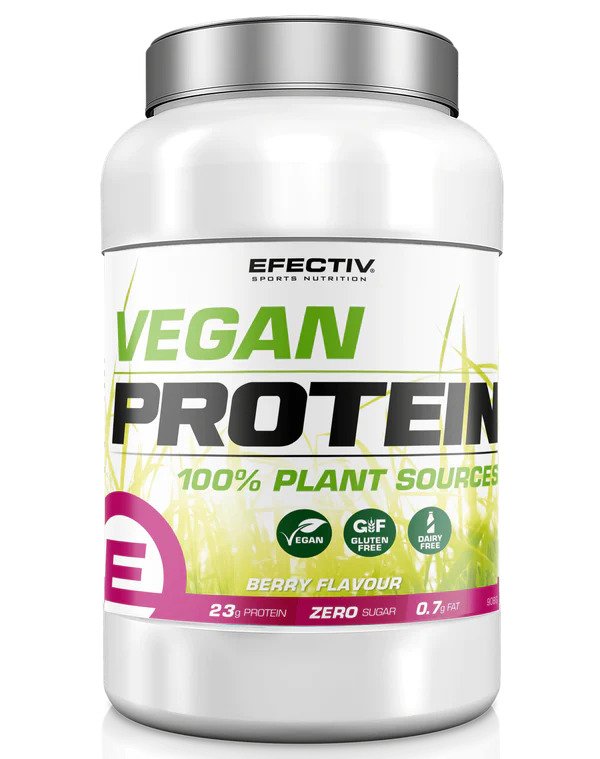 Efectiv Nutrition, Vegan Protein, Berry - 908g