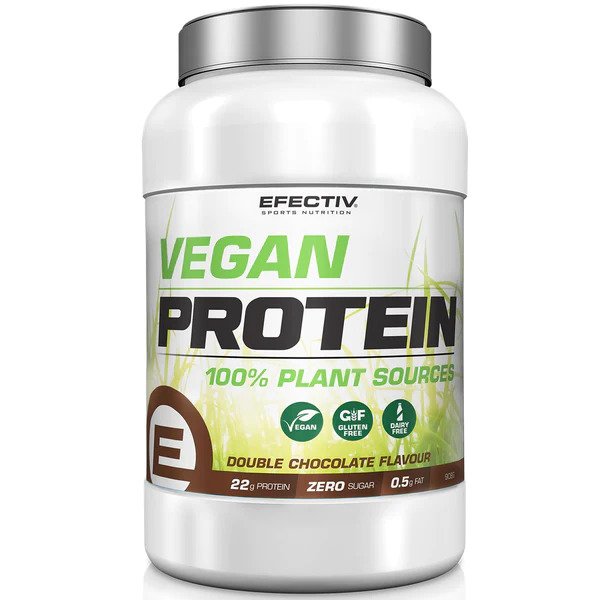 Efectiv Nutrition, Vegan Protein, Double Chocolate - 908g