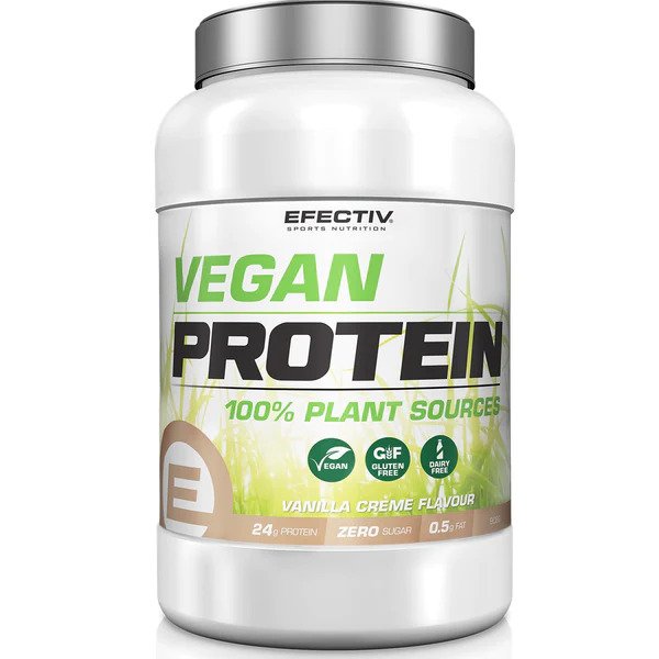 Efectiv Nutrition, Vegan Protein, Vanilla Creme - 908g