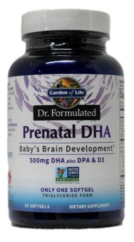 Garden of Life, Dr. Formulated Prenatal DHA - 30 softgels