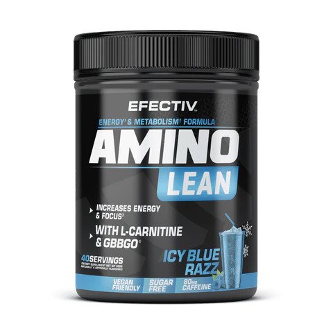 Efectiv Nutrition, Amino Lean, Icy Blue Razz - 300g