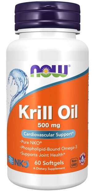 NOW Foods, Krill Oil, 500mg - 60 softgels