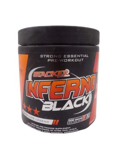 Stacker2 europe, inferno black, cytrynowo-limonkowy - 300g