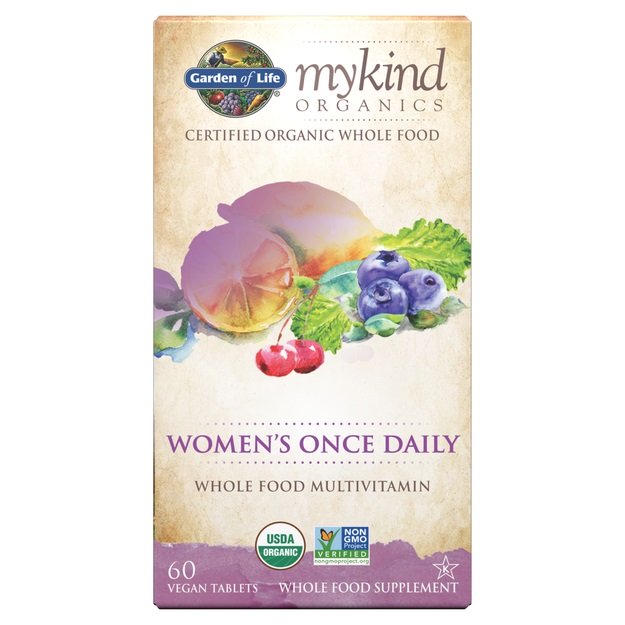 Garden of Life, Mykind Organics Women's Once Daily - 60 vegan tablets