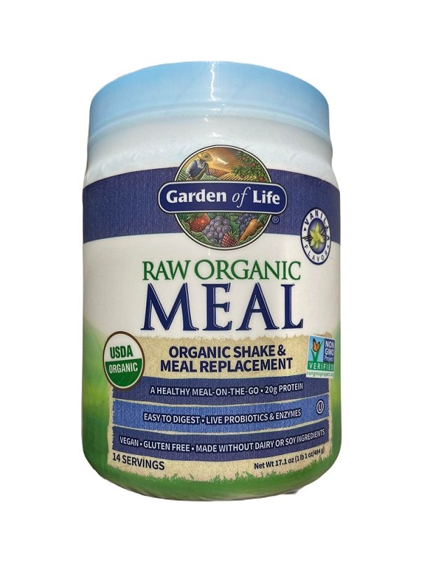 Garden of Life, Raw Organic Meal, Vanilla - 484g