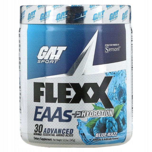 GAT, Flexx EAAs + Hydration, Blue Razz - 345g