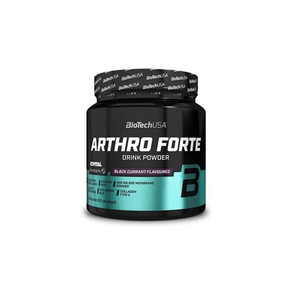 Biotechusa, Arthro Forte Getränkepulver, schwarze Johannisbeere – 340 g