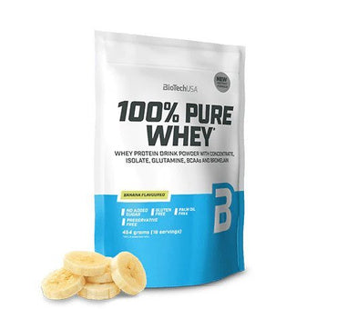 BioTechUSA, 100% Pure Whey, Banana - 454g