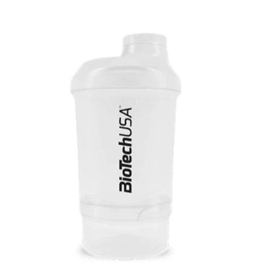 BioTechUSA Accessories, Wave+ Shaker, Transparent - 300 ml. (+ 150 ml.)