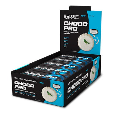 SciTec, Choco Pro Bar, Strawberry White Chocolate - 20 x 50g