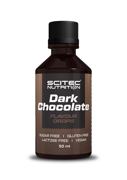 SciTec, Flavour Drops, Dark Chocolate - 50 ml.