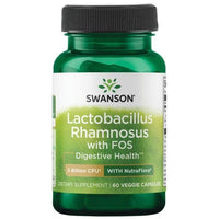 Swanson, Lactobacillus Rhamnosus with FOS, 5 Billion CFU - 60 vcaps
