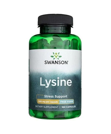 Swanson, Lysine, 500mg Free-Form - 100 caps