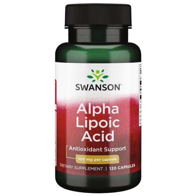 Swanson, Alpha Lipoic Acid, 100 mg - 120 kapsler