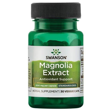 Swanson, Magnolia-ekstrakt, 200mg - 30 vcaps