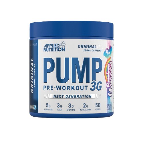 Applied Nutrition, Pump 3G Pre-Workout, Rainbow Unicorn - 375g