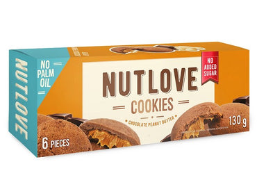 Allnutrition, Nutlove Cookies, Chocolate Peanut Butter - 6 cookies