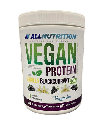 Allnutrition, Vegan Protein, Vanilla Blackcurrant - 500g