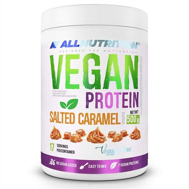 Allnutrition, Vegan Protein, Salted Caramel - 500g