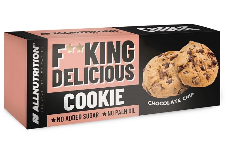 Allnutrition, Fitking Delicious Cookie, Chocolate Chip - 135g