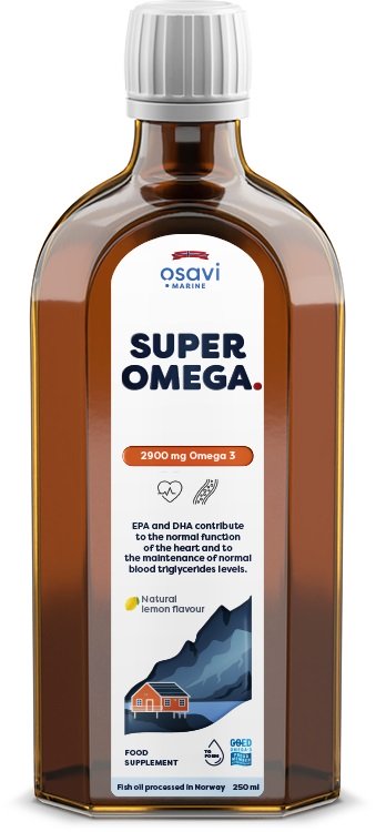 Osavi, Super Omega, 2900mg Omega 3 (Lemon) - 250 ml.