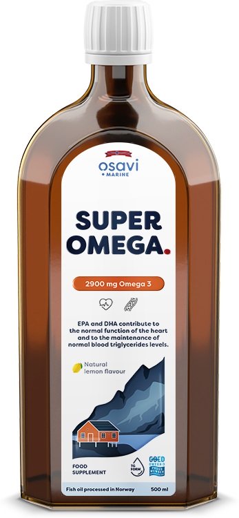 Osavi, Super Omega, 2900mg Omega 3 (Lemon) - 500 ml.