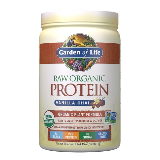 Garden of Life, Raw Organic Protein, Vanilla Chai - 580g