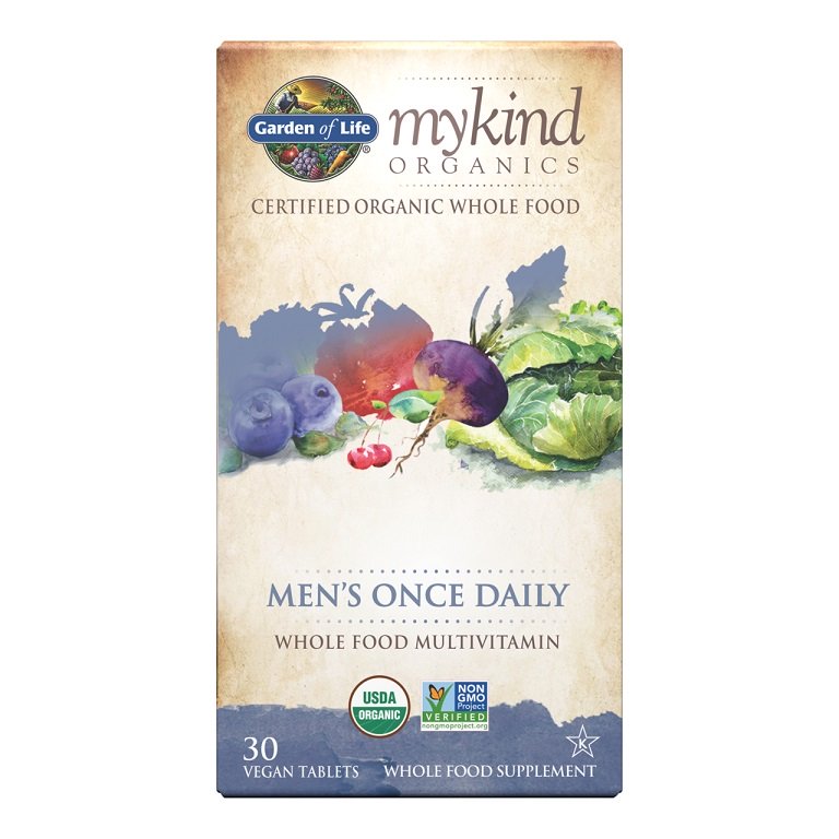 Garden of Life, Mykind Organics Men's Once Daily - 30 vegan tablets