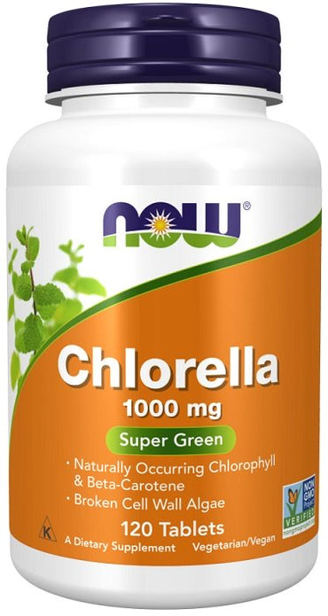 NOW Foods, Chlorella, 1000mg - 120 tabs