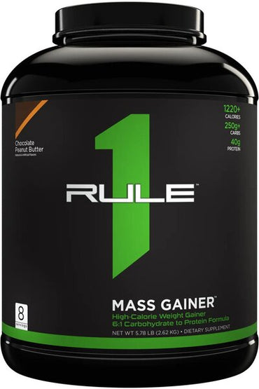 Rule One, Mass Gainer, Chocolate Peanut Butter - 2620g