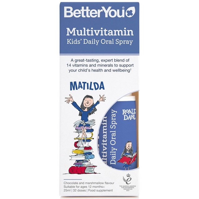 BetterYou, Multivitamin Kids' Daily Oral Spray, Chocolate and Marshmallow - 25 ml.