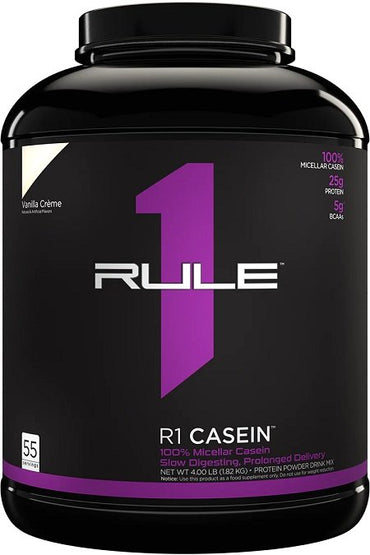 Rule One, R1 Casein, Vanilla Creme - 1820g