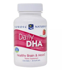Nordic Naturals, Daily DHA, Strawberry - 30 softgels