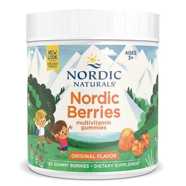 Nordic Naturals, Nordic Berries Multivitamin, Original Flavor - 120 gummy berries