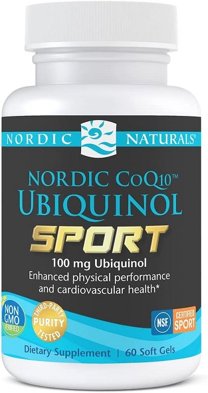 Nordic Naturals, Nordic CoQ10 Ubiquinol Sport, 100mg - 60 softgels