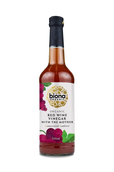 Biona Organic, Vinagre, Vino Tinto - 500 ml.