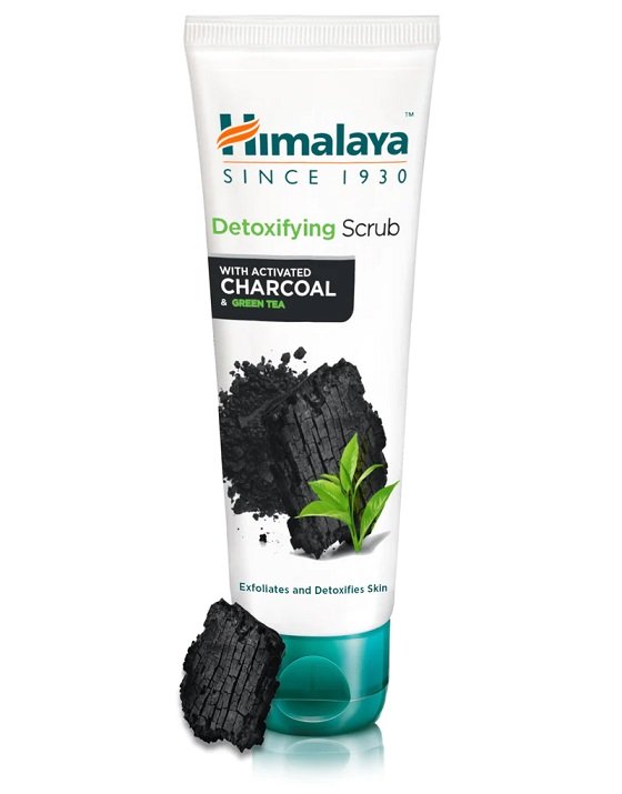 Himalaya, Detoxifying Scrub with Activated Charcoal & Green Tea - 75 ml.