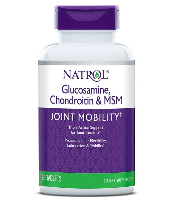 Natrol, Glucosamine Chondroitin & MSM - 90 tabs