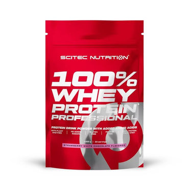 SciTec, 100% Whey Protein Professional, Strawberry White Chocolate (EAN 5999100029132) - 1000g