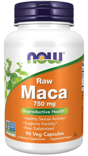 NOW Foods, Maca 6:1 Concentrate, 750mg RAW - 90 vcaps