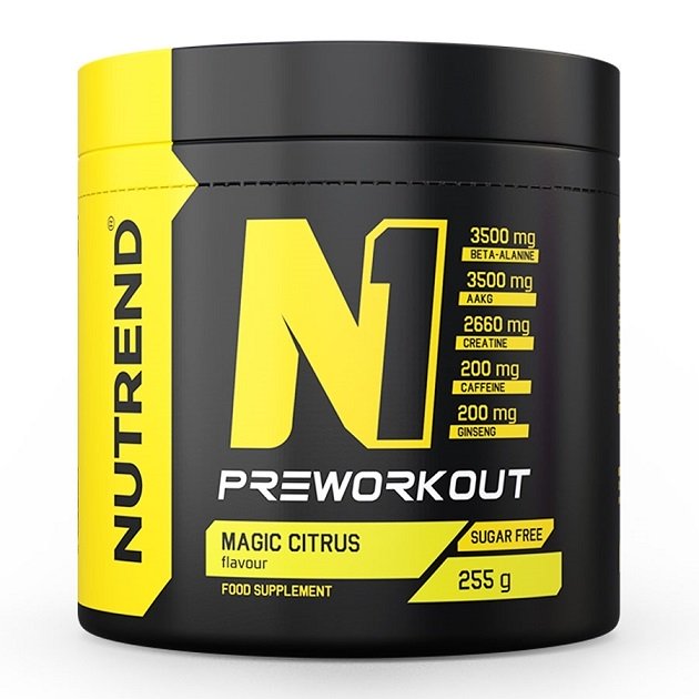 Nutrend, N1 Pre-Workout, Magic Citrus - 255g