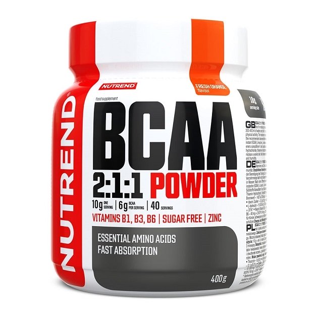 Nutrend, BCAA 2:1:1 Powder, Fresh Orange - 400g