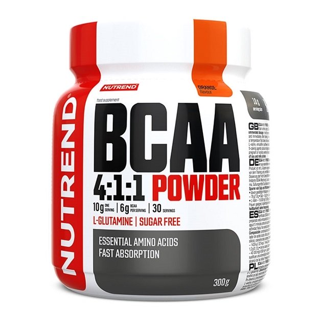 Nutrend, BCAA 4:1:1 Powder, Orange - 300g