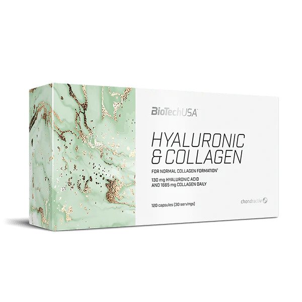 BioTechUSA, Hyaluronic and Collagen - 120 caps